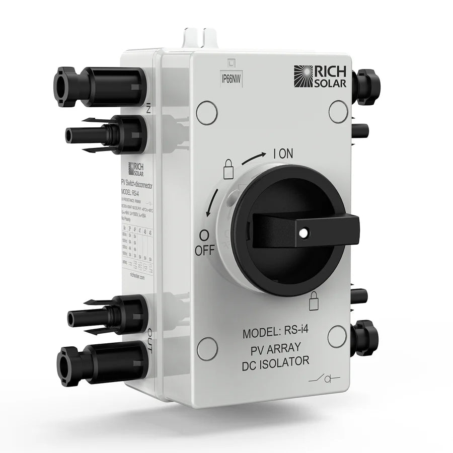 Solar PV DC Quick Disconnect Switch 1200V 32 Amps