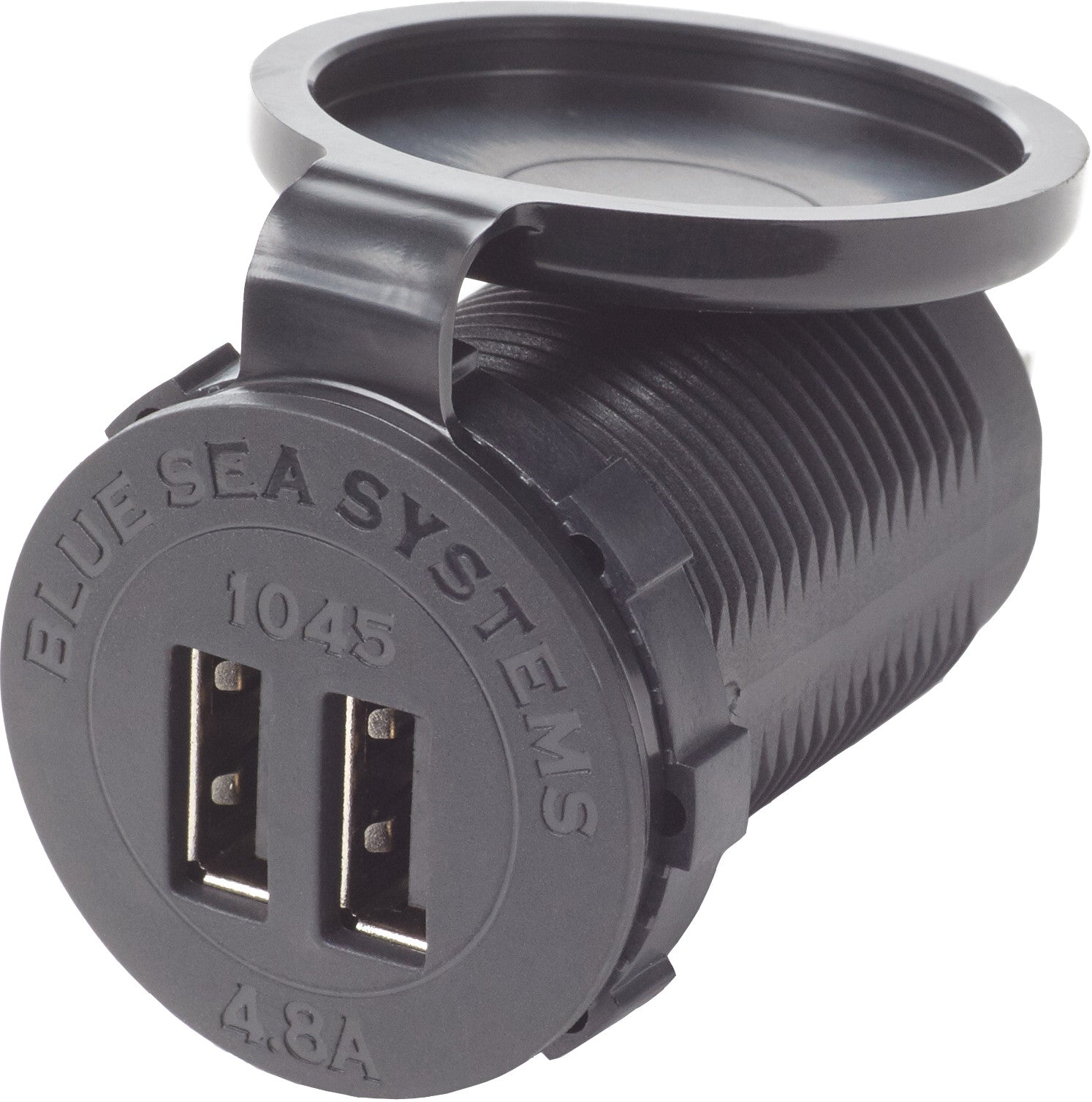 12/24V DC Dual USB Charger 4.8A with Intelligent Device Recognition 1045