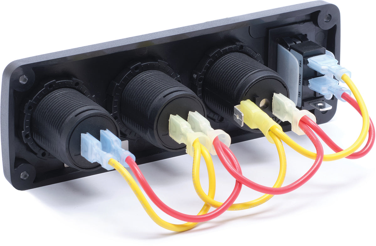 Panel Acc H2O 2 USBs & Sckt 4365