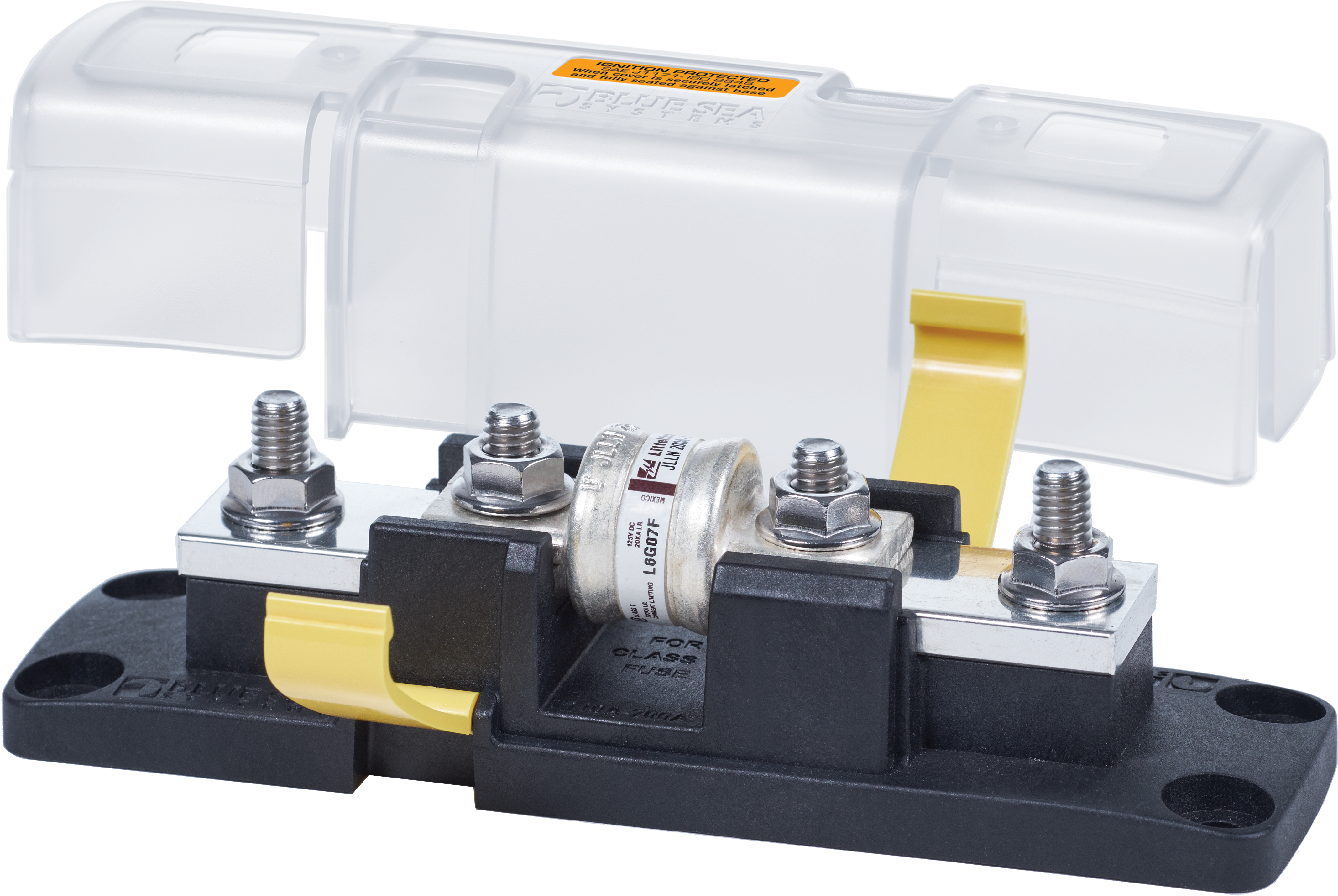 Class T Fuse Block with Insulating Cover - 110 to 200A 5007100