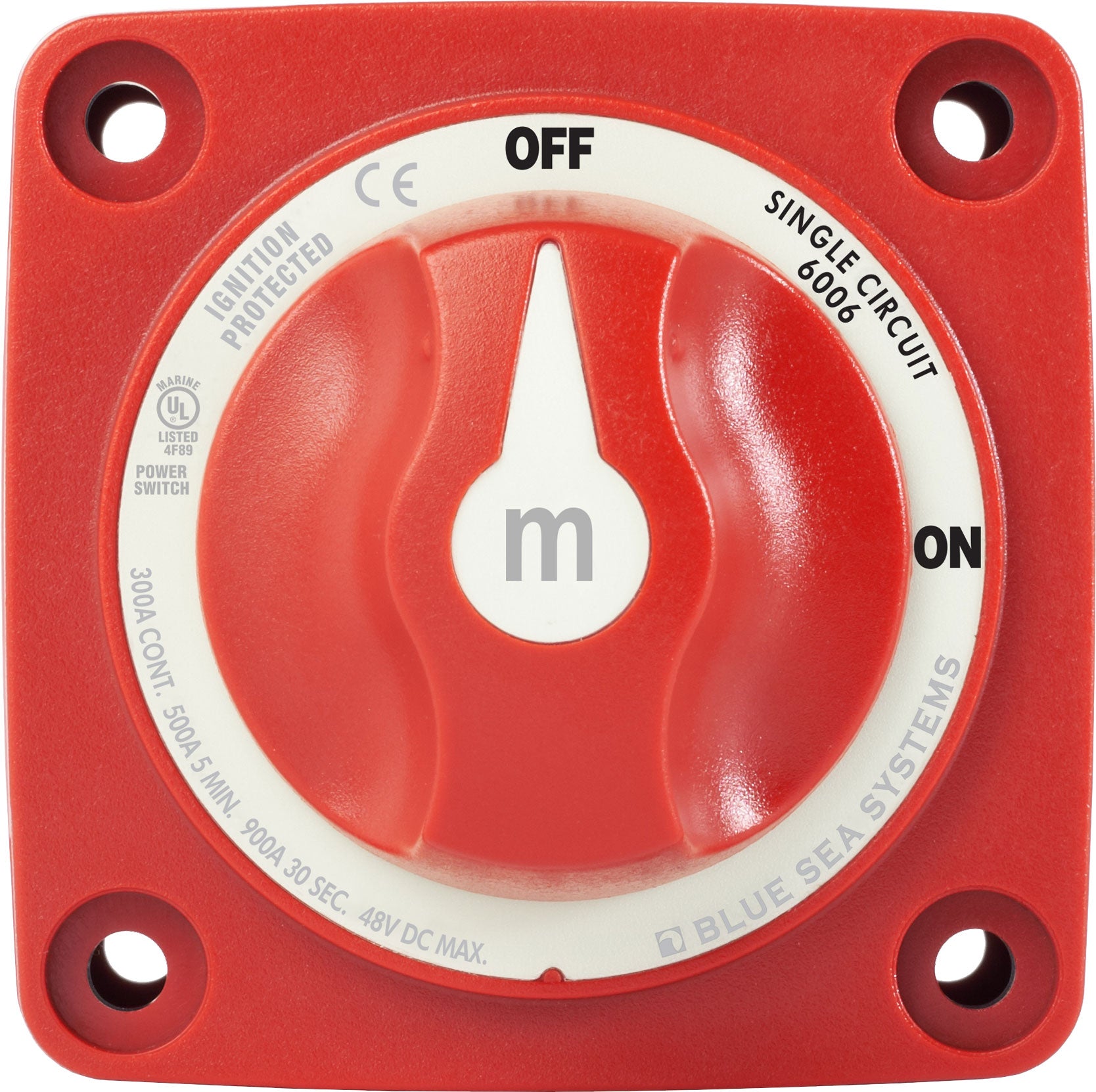 Switch Battery M ON/OFF w/Knob 6006