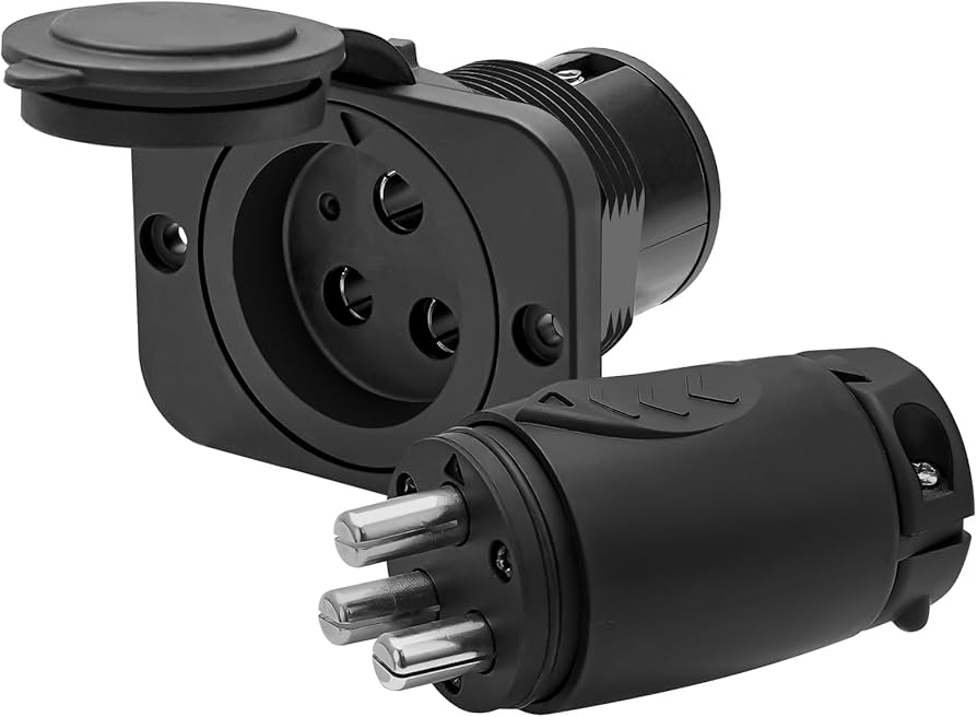 Marinco 70A Plug and Receptacle