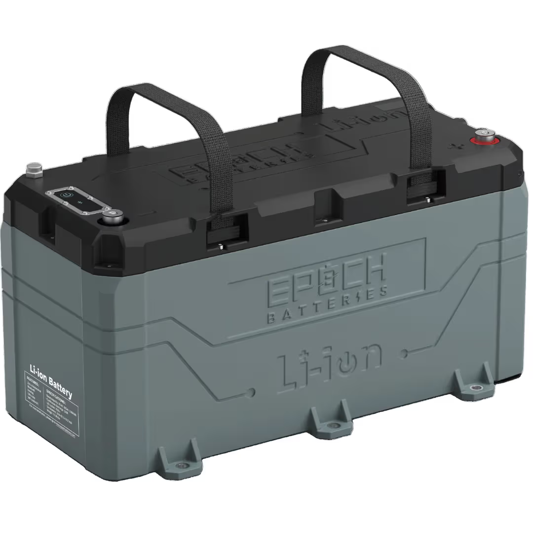 36V 100Ah (3.84kWh) LiFePO4 Lithium Battery - Bluetooth, Heating, Waterproof