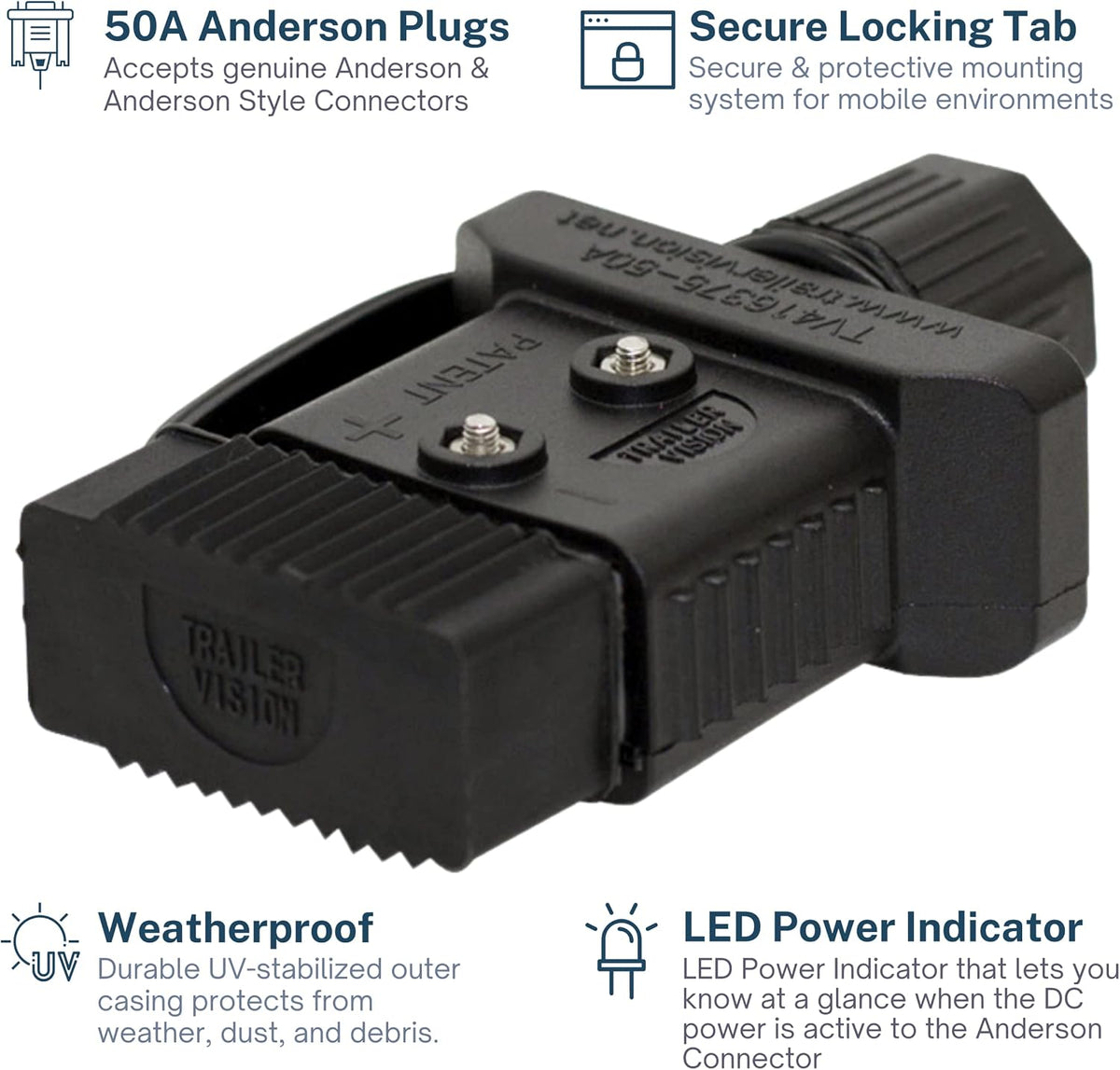 Trailer Vision 50Amp Screw Connector