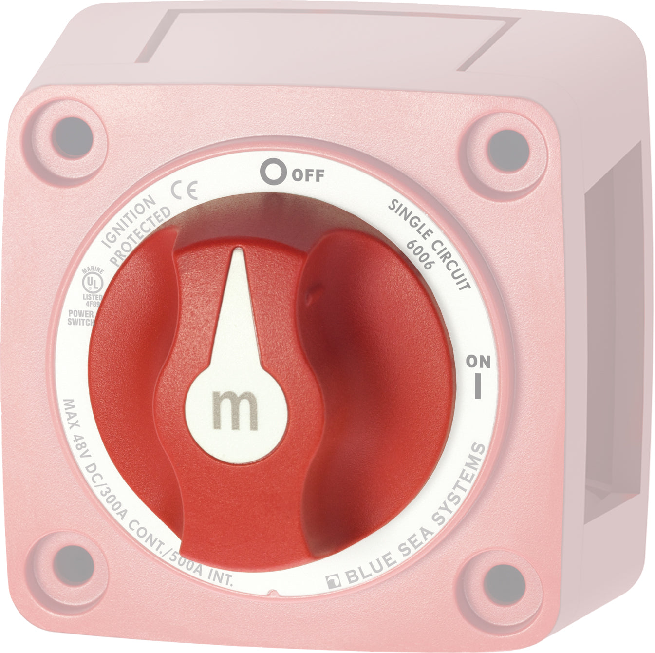 Switch Battery M Knob Replace Red 7901