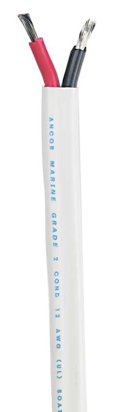 10 Ga Ancor Marine Grade Tinned Duplex Flat Cable - 100 ft Spool
