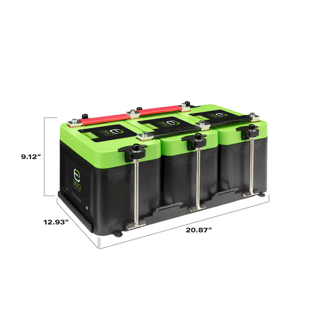 Expion Group 24 Triple Battery Tie Down System