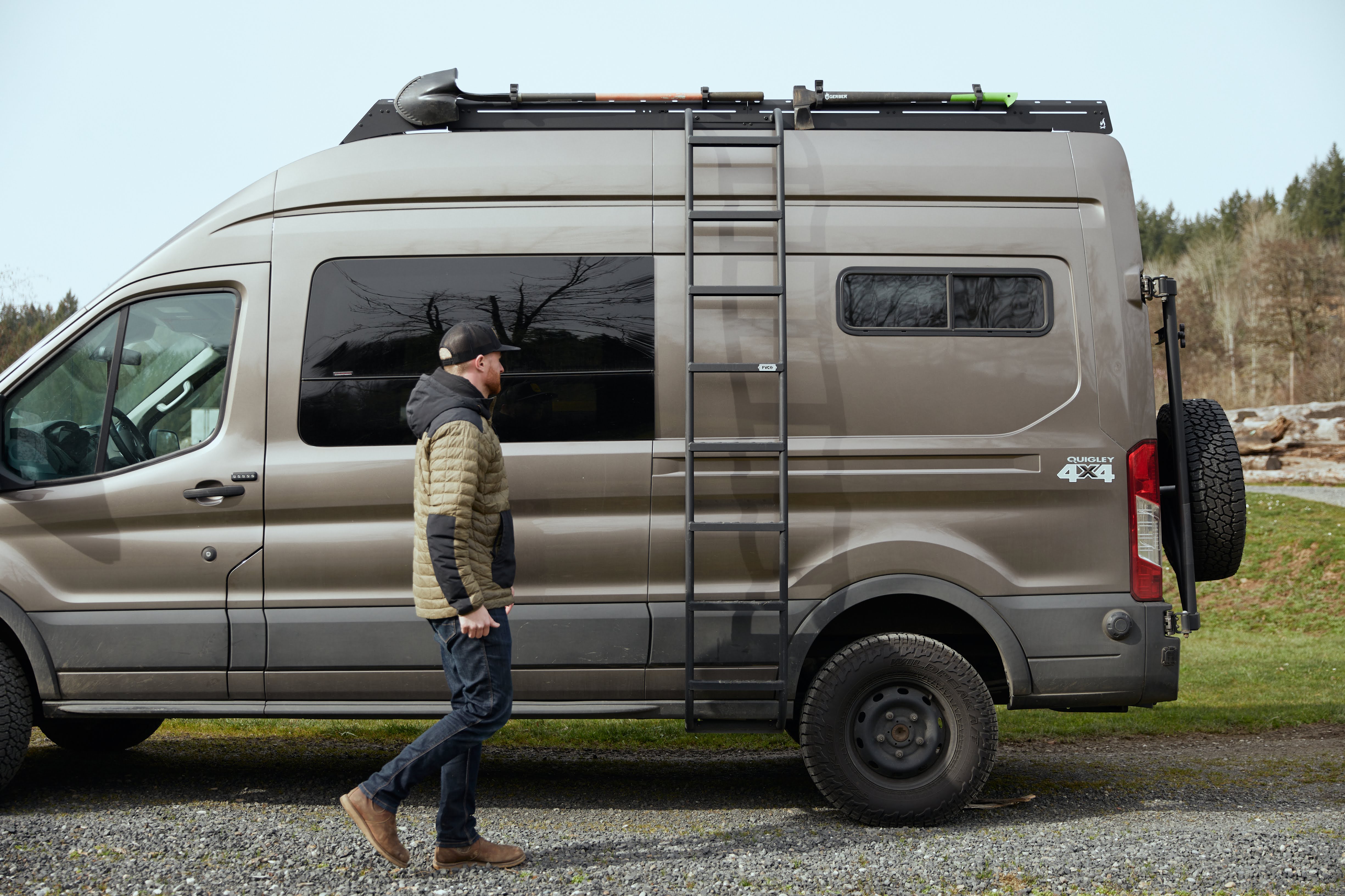 Transit Van Side Ladder | High Roof