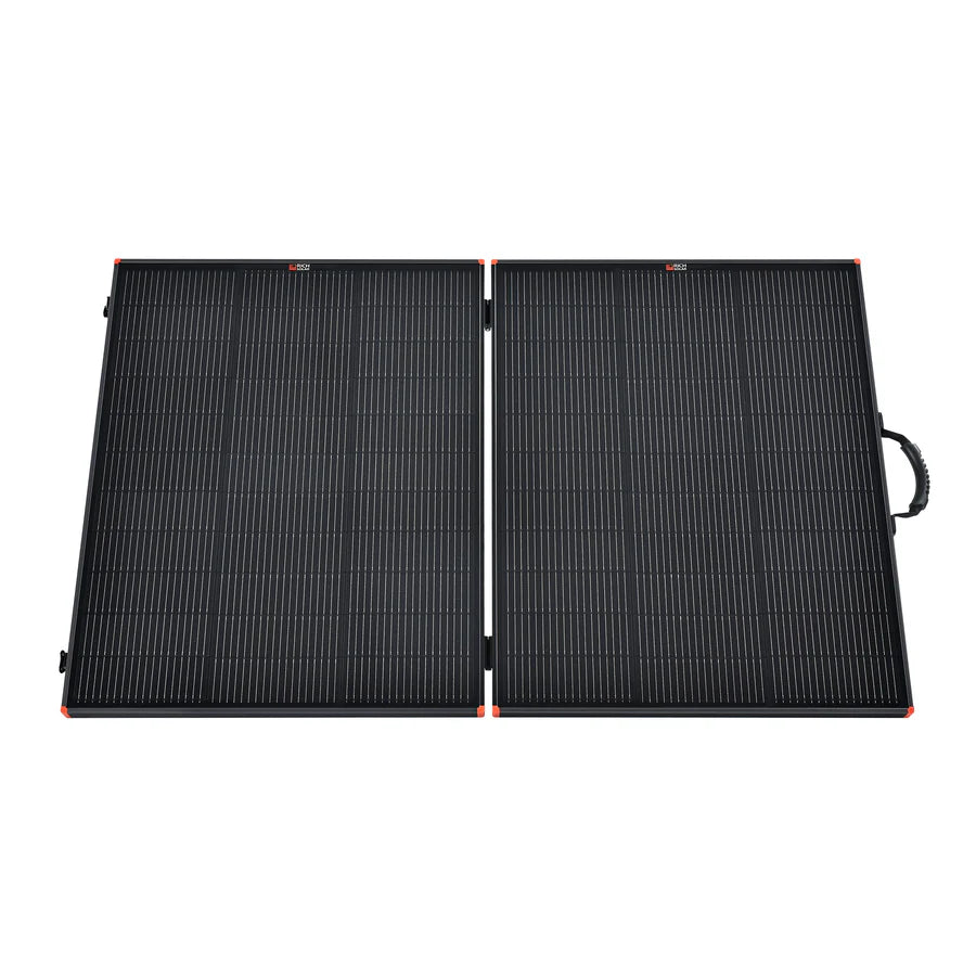 MEGA 200 Portable Briefcase Solar Panel | 200 Watt Portable Solar Panel | Powerful 12V Portable Solar Panel for Generators, Power Stations, Campers | High Efficiency