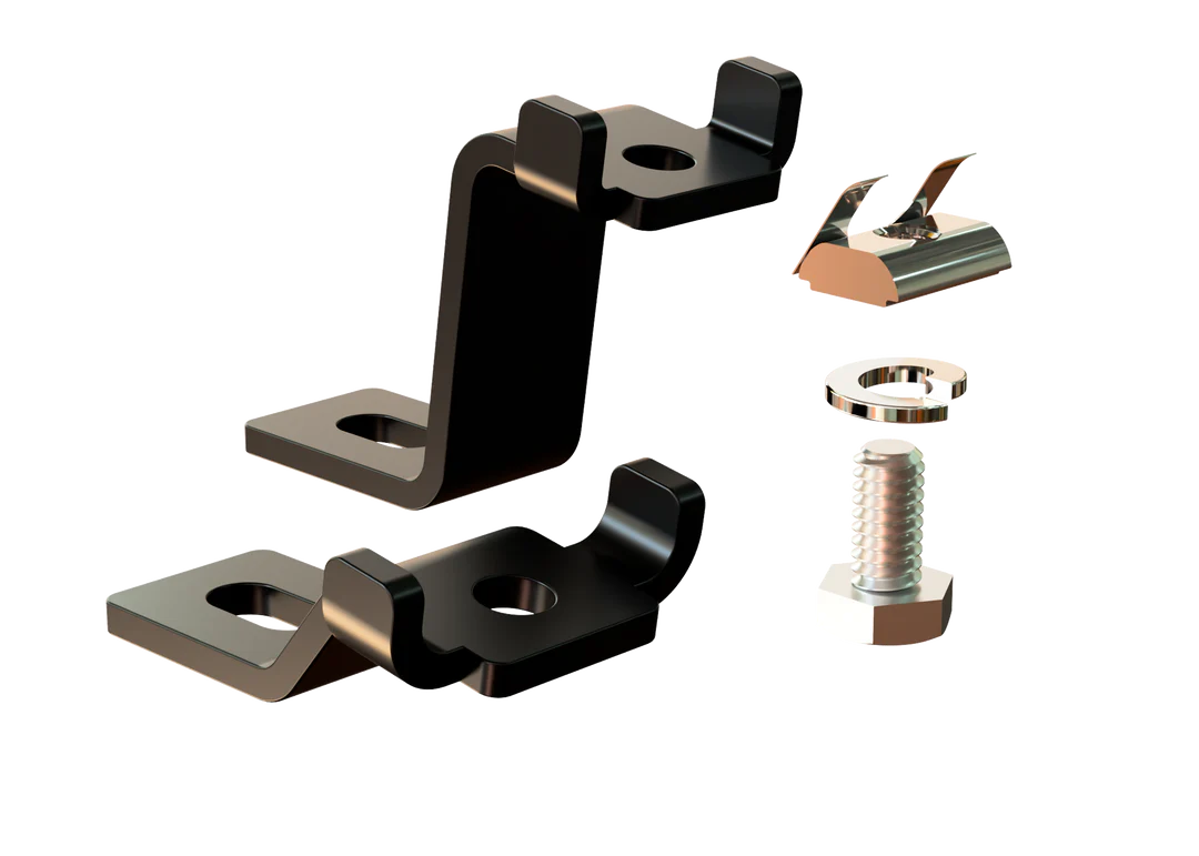 Mount Kit, Curved Surface, BLK