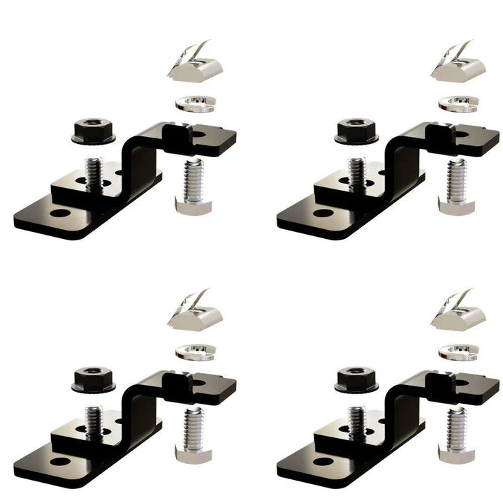 Mount Kit, Removable, Reversible, 1", BLK