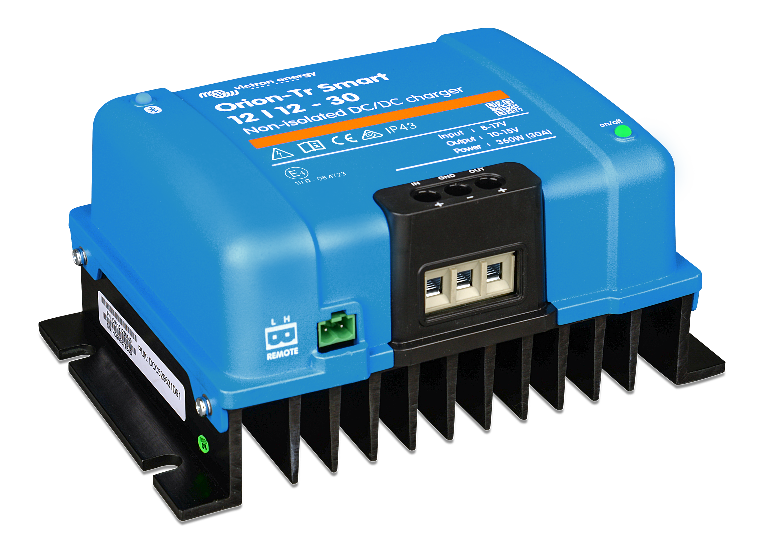 Orion-Tr Smart 12/12-30A (360W) Non-isolated DC-DC charger
