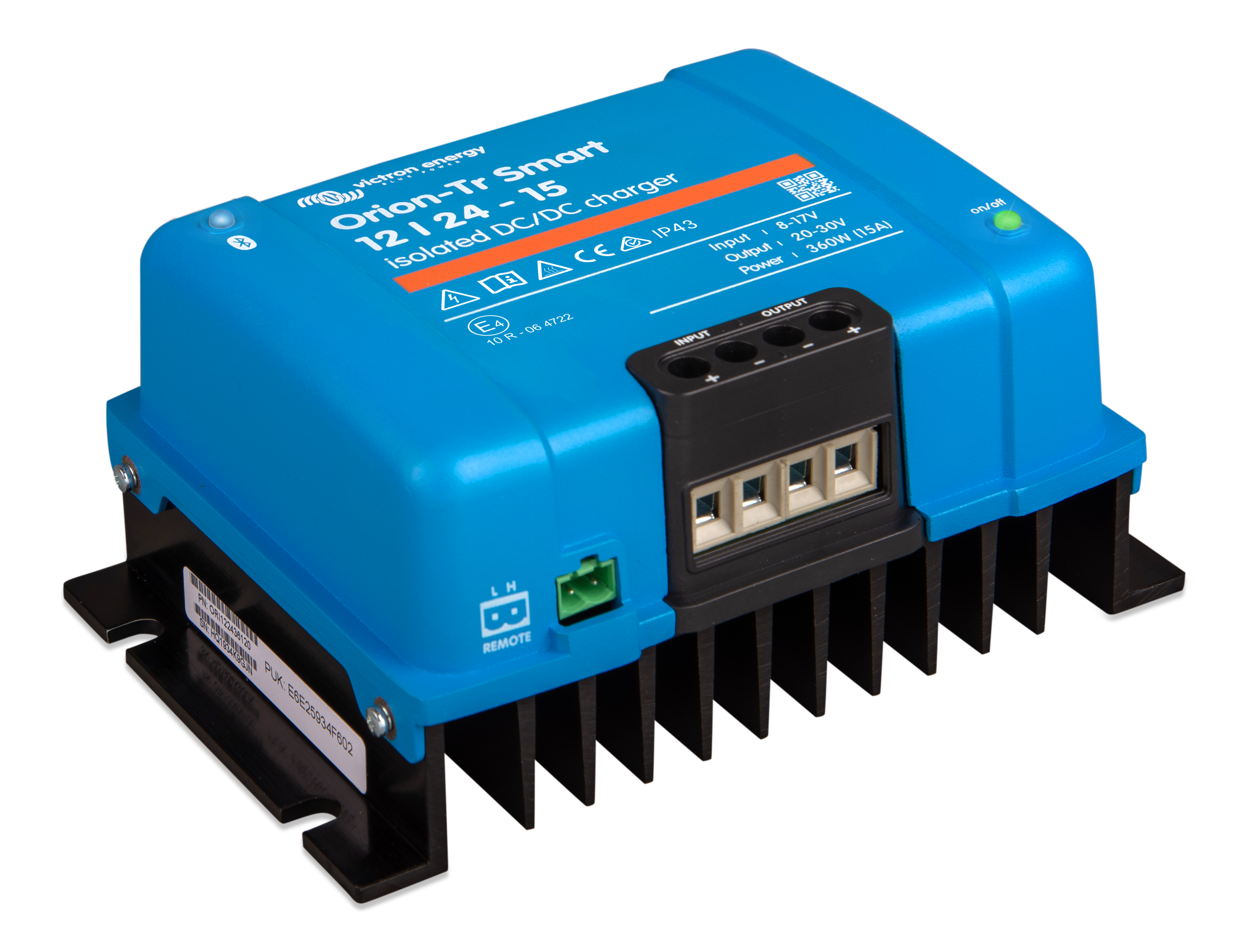 Orion-Tr Smart 12/24-15A (360W) Isolated DC-DC charger