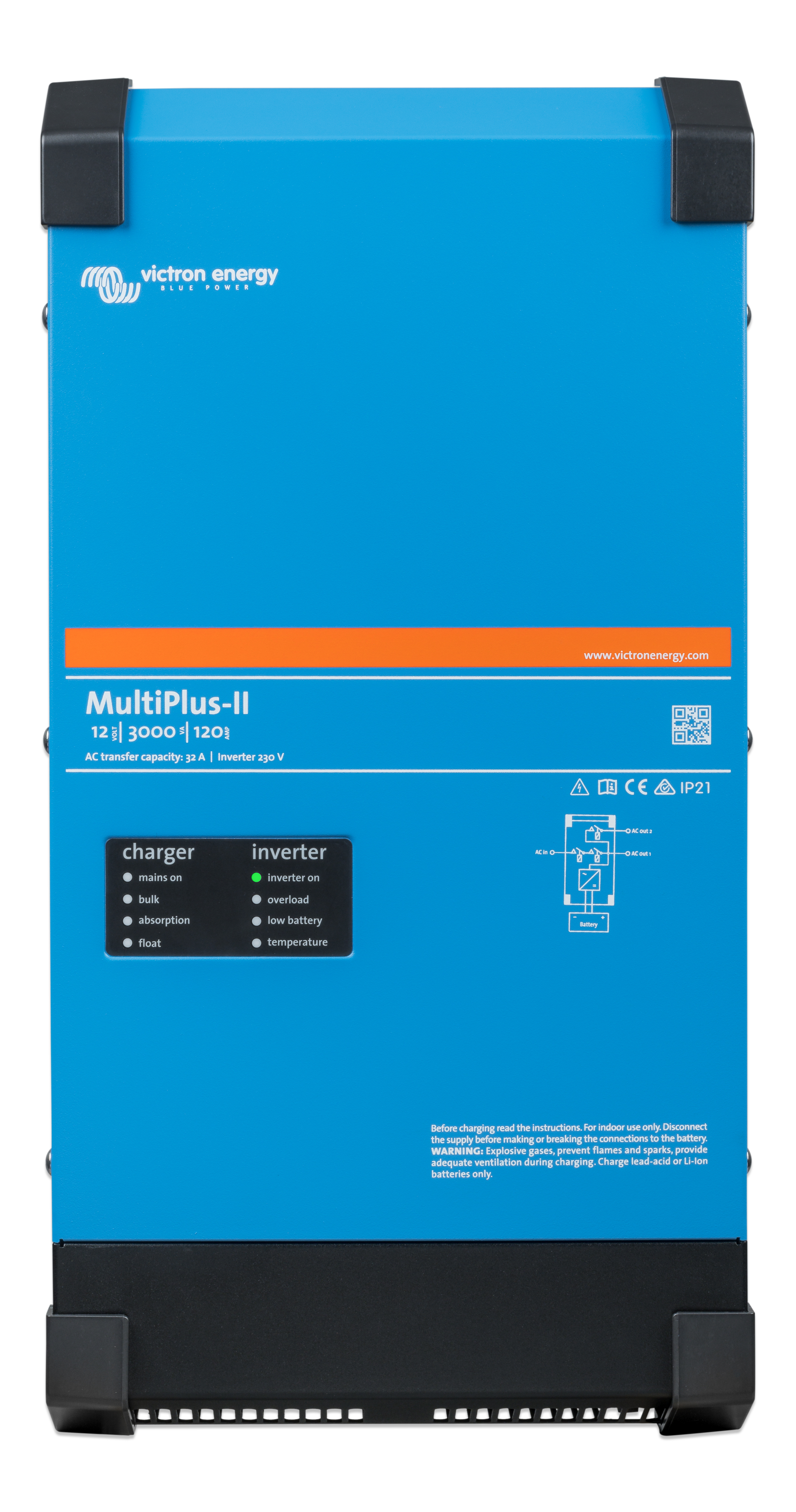 MultiPlus-II 12/3000/120-50 120V (UL)
