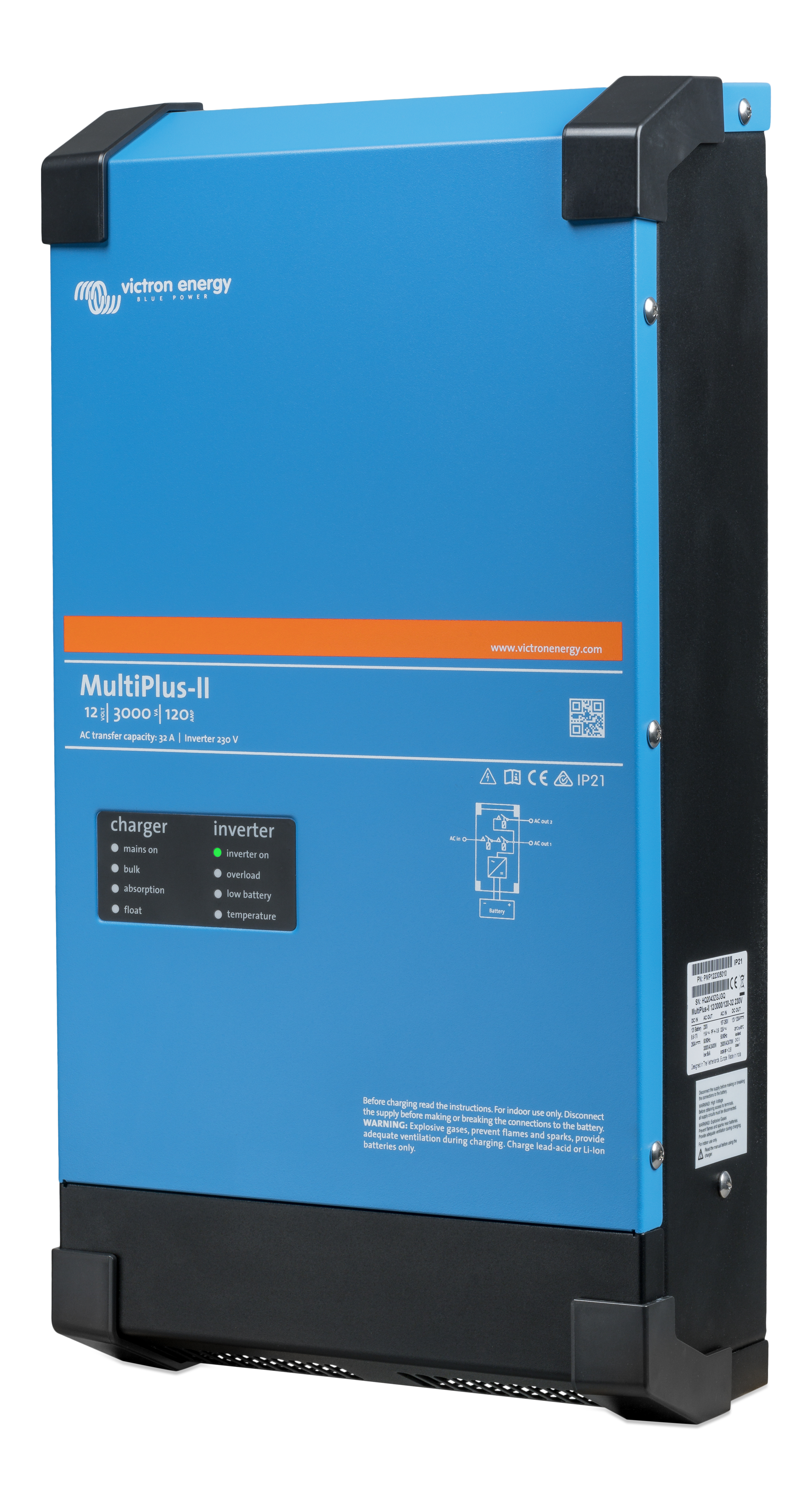 MultiPlus-II 12/3000/120-50 120V (UL)