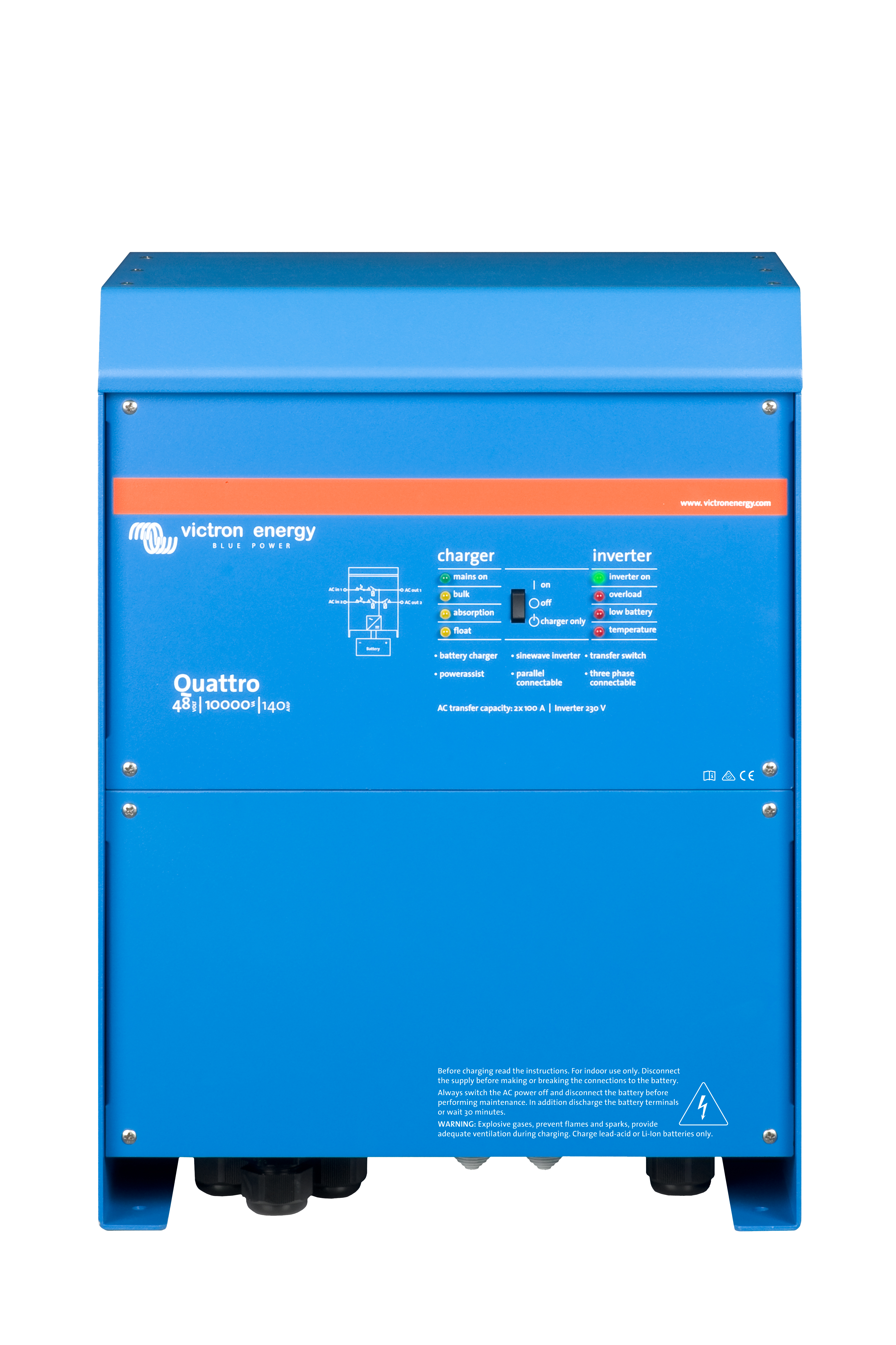 Quattro 48/10000/140-100/100 120V VE.Bus (UL)