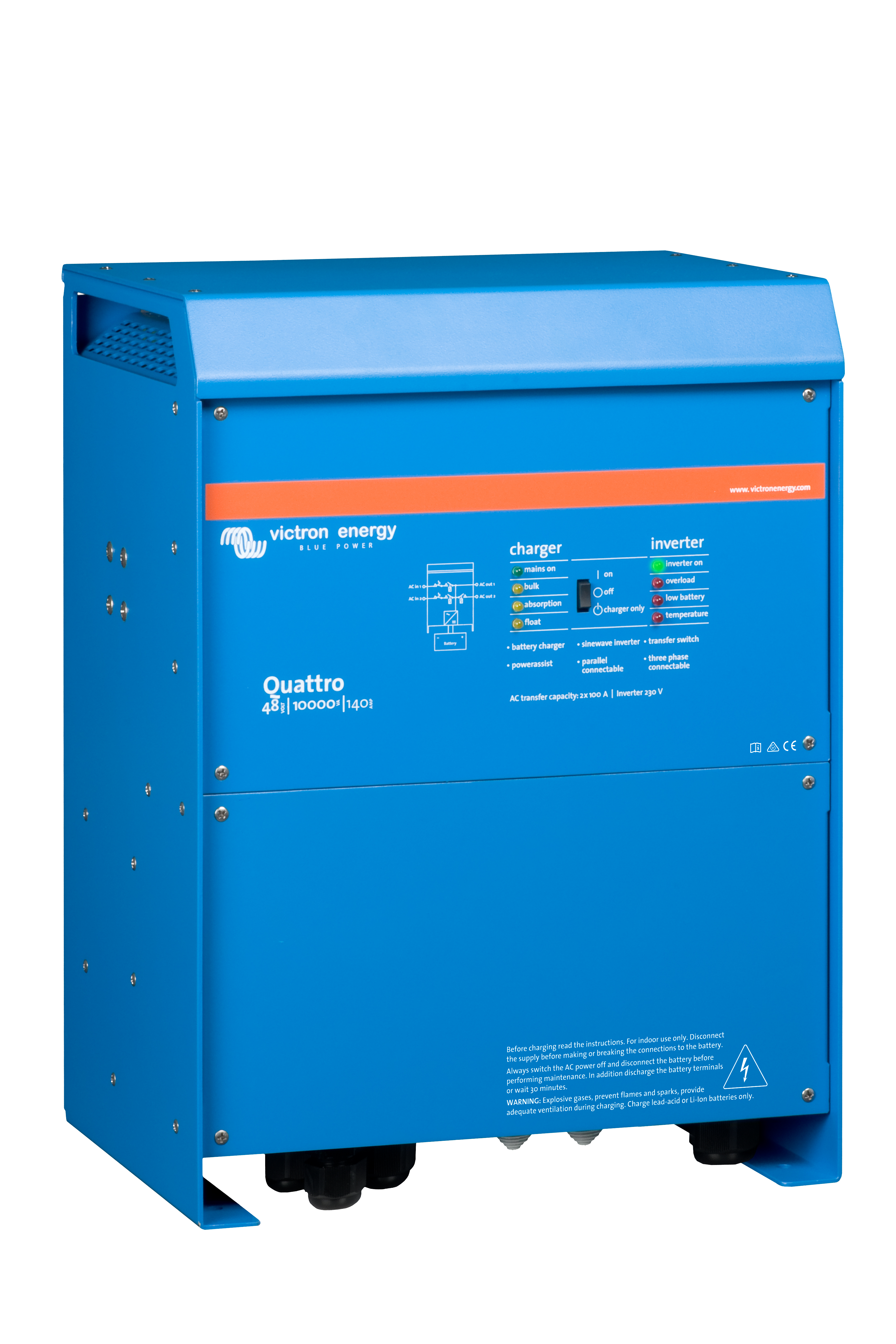 Quattro 48/10000/140-100/100 120V VE.Bus (UL)