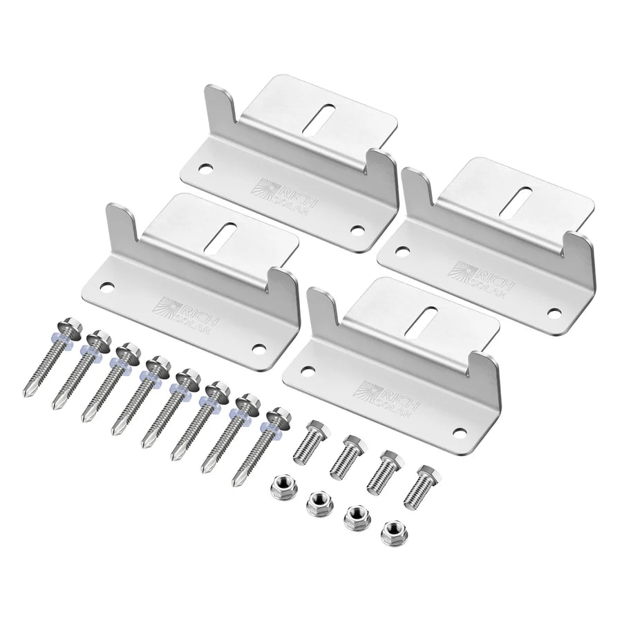 Z-Brackets | Mounting Hardware Z-Brackets with Screws