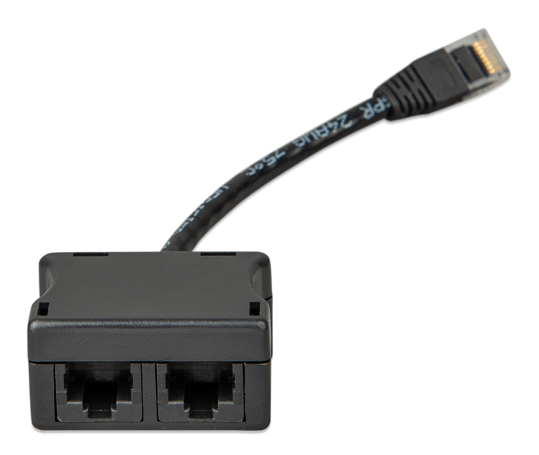 RJ45-splitter 1xRJ45 male/15cm cable/2xRJ45 female