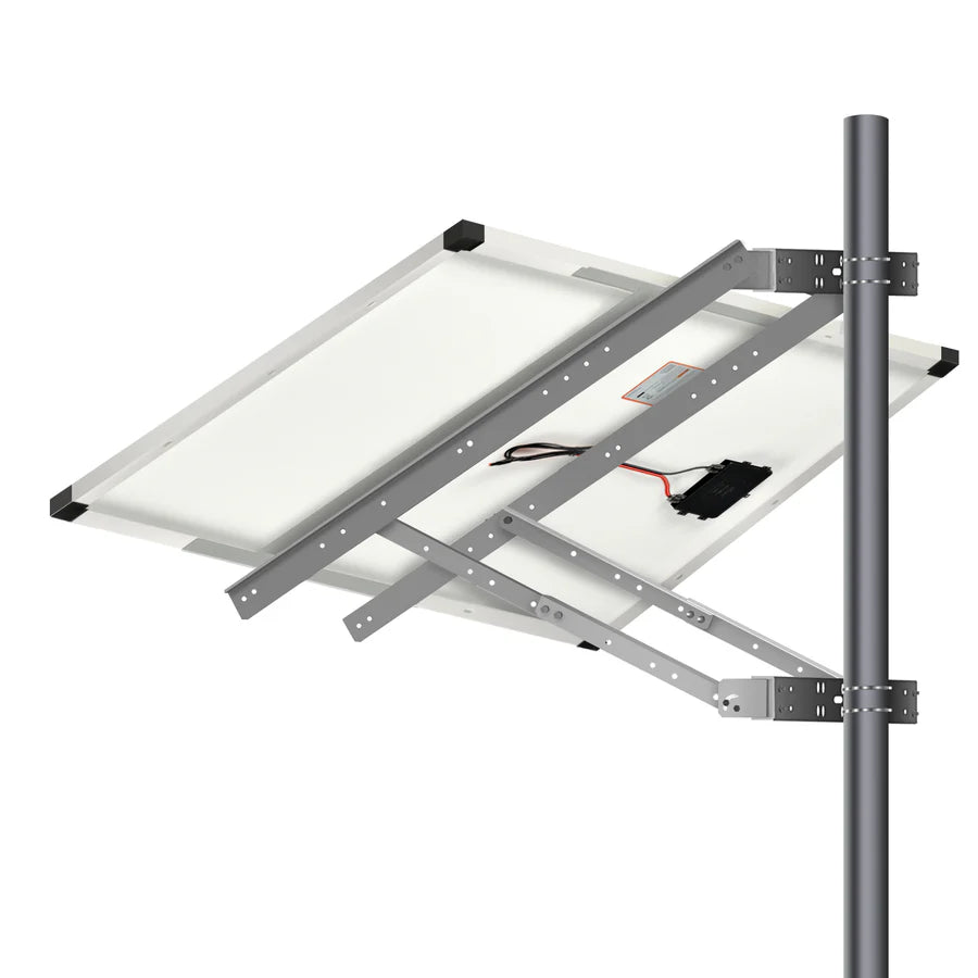 Side Pole Mounts for One Panel