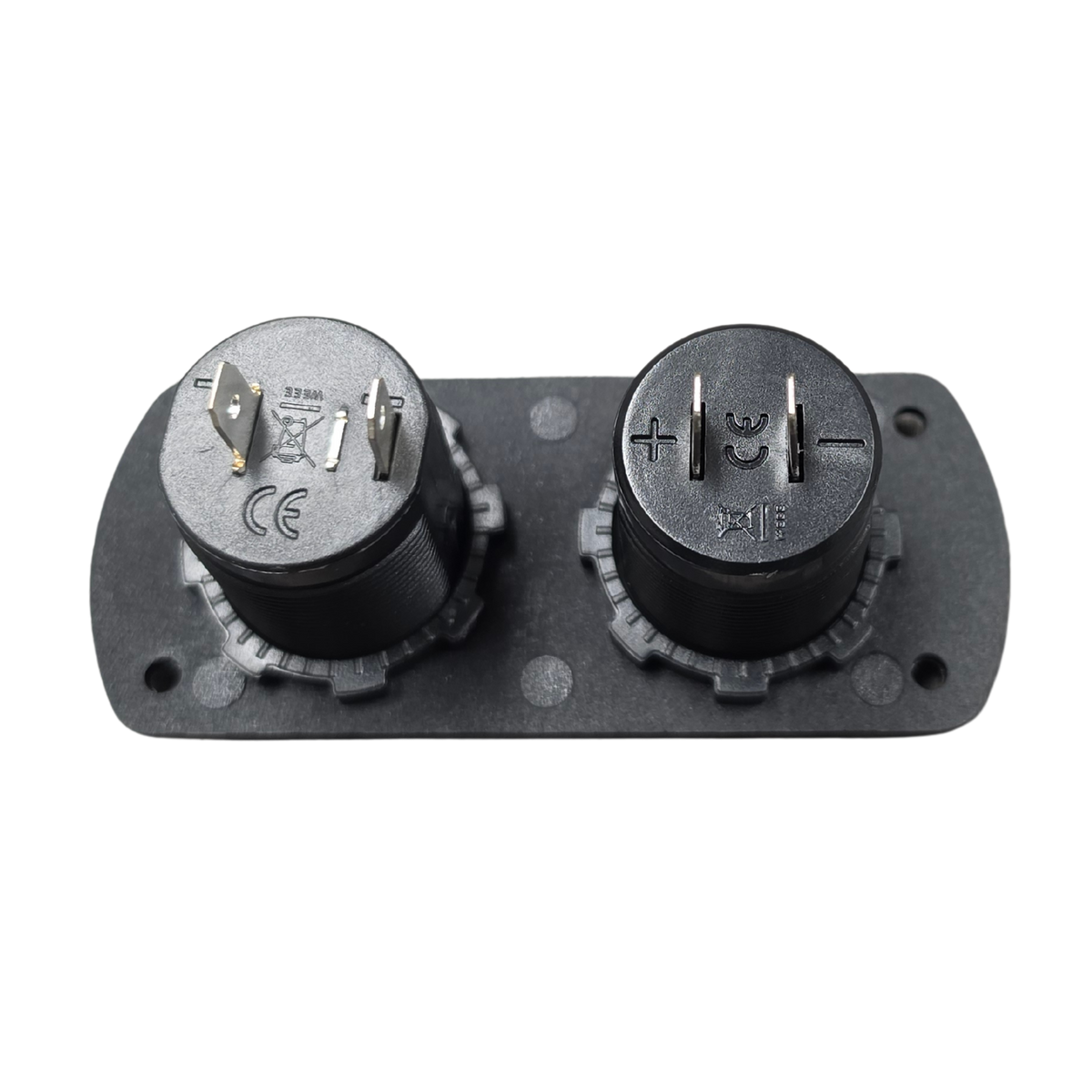 USB-A Socket 12V Dual Power Socket and Cigarette Lighter