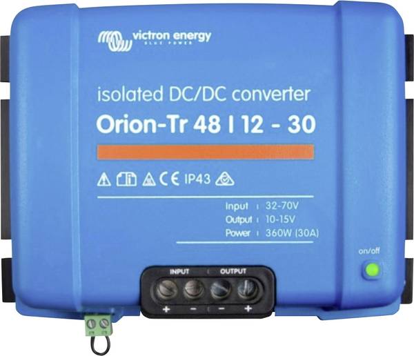 Orion-Tr 48/12-30A (360W) Isolated DC-DC converter