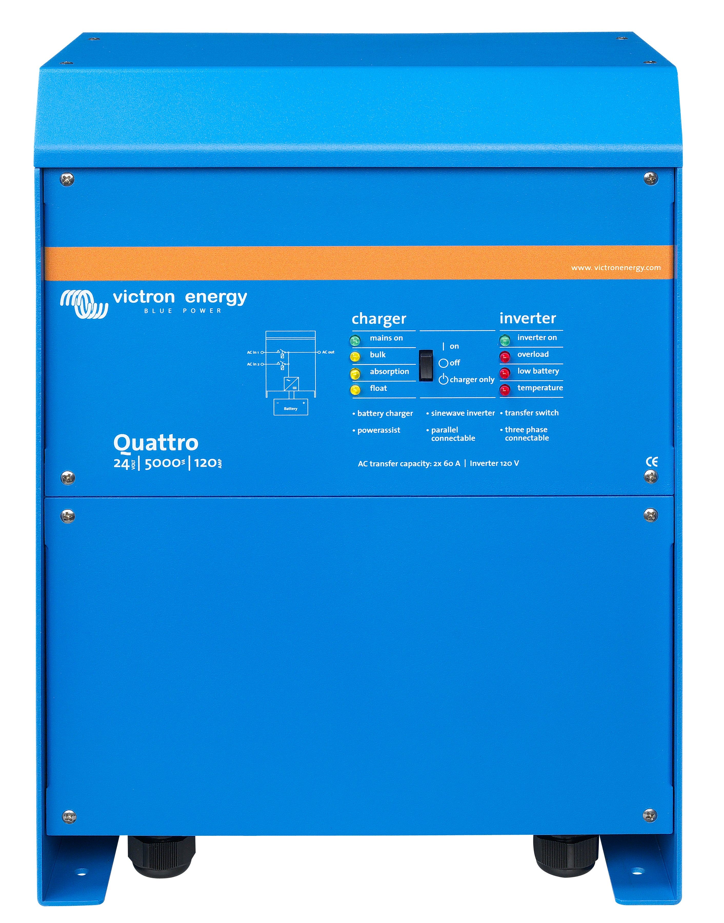 Quattro 24/5000/120-100/100 120V VE.Bus