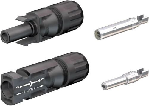MC4 Connectors - Sold as a Pair w/ Pins for RV and off-grid power systems