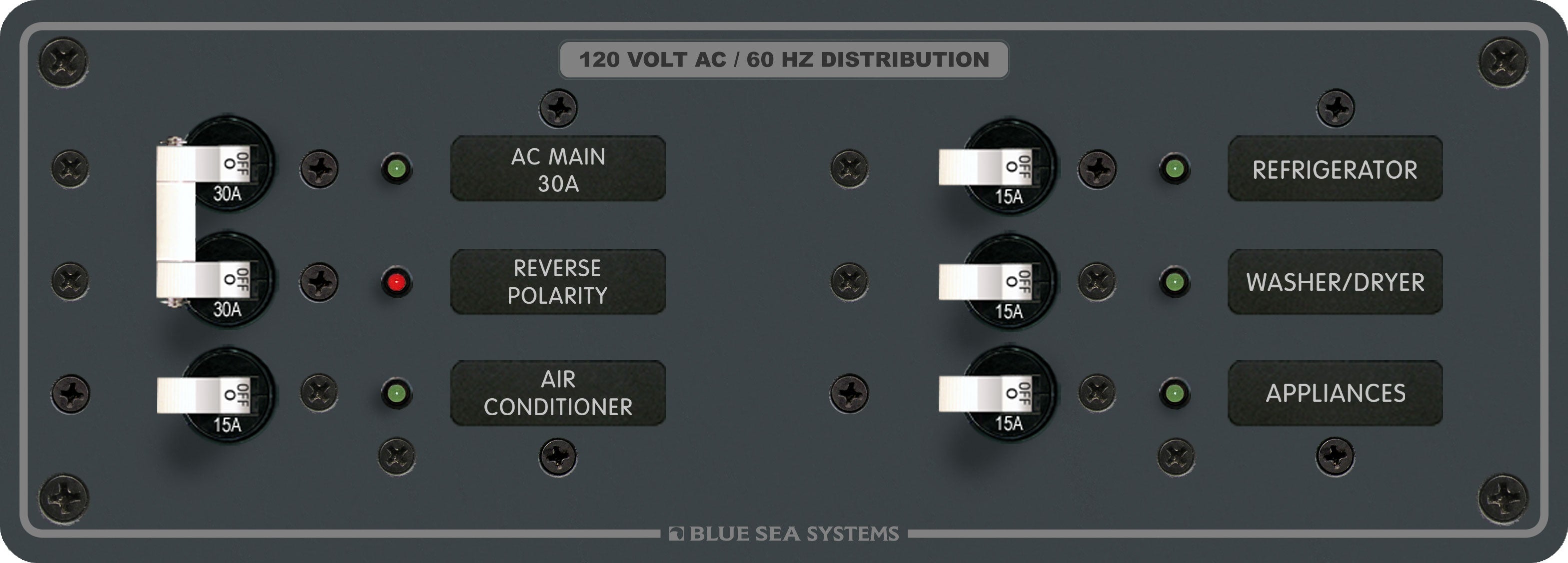 Blue Sea Systems AC/DC Distribution Panels – Bend Battery LLC