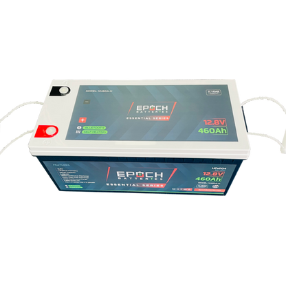 EPOCH 12V 460Ah (5.89kWh) Essential Series - Bluetooth & Heated LiFePO4 Battery