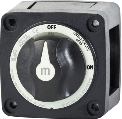 Switch Battery M ON/OFF w/Knob Blk 6006200