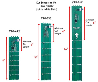 Garnet 710-AR2 SeeLevel II 9" Sensor Board for Low-Profile RV Tanks