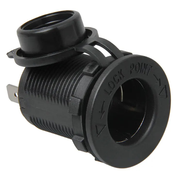 Dash Mount 12V Marine Grade Socket