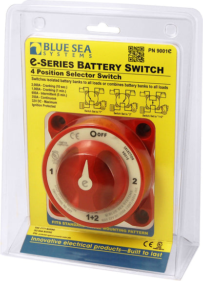 e-Series Selector Battery Switch 9001e