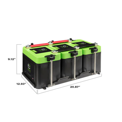Expion Group 24 Triple Battery Tie Down System