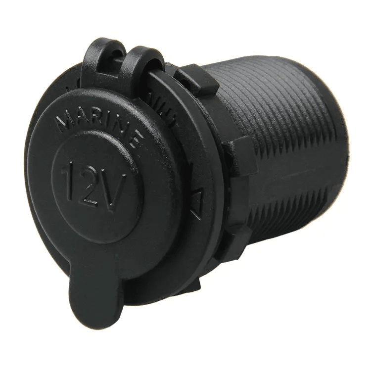 Dash Mount 12V Marine Grade Socket
