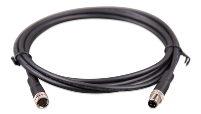 M8 circular connector Male/Female 3 pole cable 1m (bag of 2)