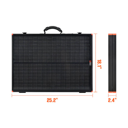 MEGA 100 Portable Briefcase Solar Panel | 100 Watt Portable Solar Panel
