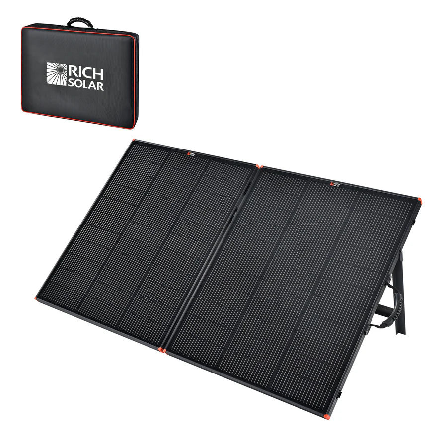 MEGA 200 Portable Briefcase Solar Panel | 200 Watt Portable Solar Panel