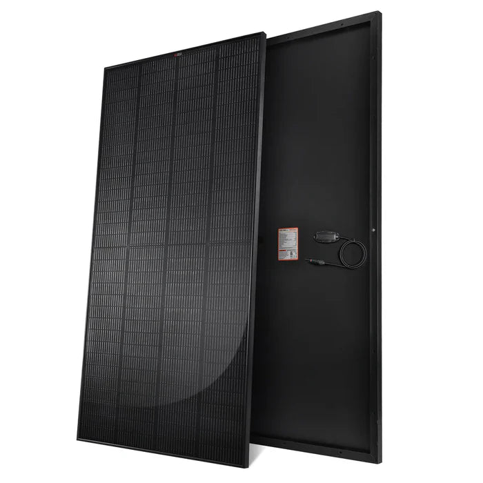 MEGA 250 PRO ONYX | 250 Watt 24 Volt Solar Panel | Premium 24V Off-Grid Solar Panel for Campers, Tiny Homes, Cabins | 25-Year Output Warranty | UL Certified