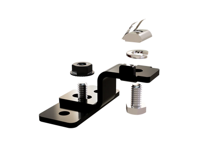 Mount Kit, Removable, Reversible, 1", BLK