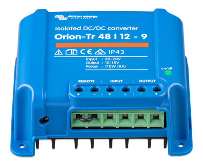 Orion-Tr 48/12-9A (110W) Isolated DC-DC converter