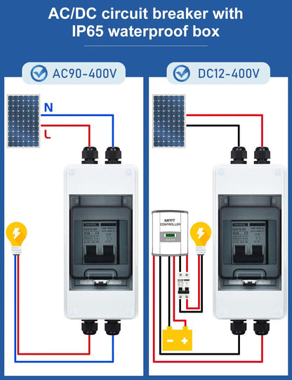 PV Circuit Breaker - 2 Pole