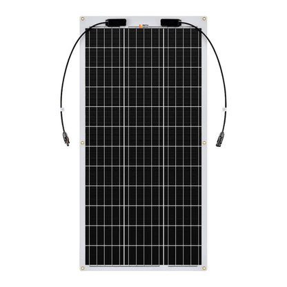 MEGA 100 FLEX | 100 Watt Flexible Solar Panel | Lightweight 12V Flexible Solar Panel for Vans, Boats, Trailers | High Efficiency
