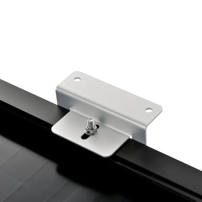 Z-Brackets | Mounting Hardware Z-Brackets with Screws - (Aluminum/Silver - 3/4 inch)