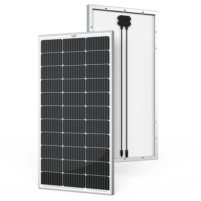MEGA 100 | 100 Watt Solar Panel | Premier 12V Off-Grid Solar Panel for Vans, Campers, Boats | 25-Year Output Warranty | UL Certified
