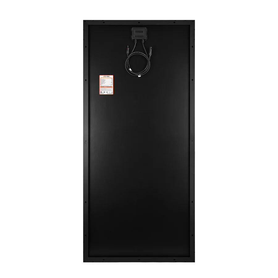 MEGA 200 ONYX | 200 Watt Solar Panel | Premier 12V Off-Grid Solar Panel for RVs Cabins, Boats | 25-Year Output Warranty | UL Certified