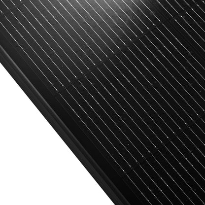 MEGA 200 ONYX | 200 Watt Solar Panel | Premier 12V Off-Grid Solar Panel for RVs Cabins, Boats | 25-Year Output Warranty | UL Certified