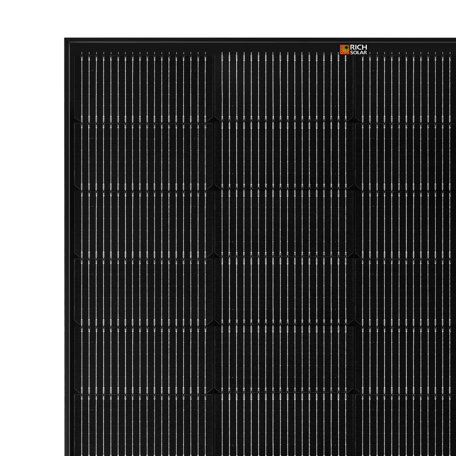 MEGA 250 ONYX | 250 Watt Solar Panel | Premier 12V Off-Grid Solar Panel for RVs, Vans, Boats | 25-Year Output Warranty | UL Certified (Copy)