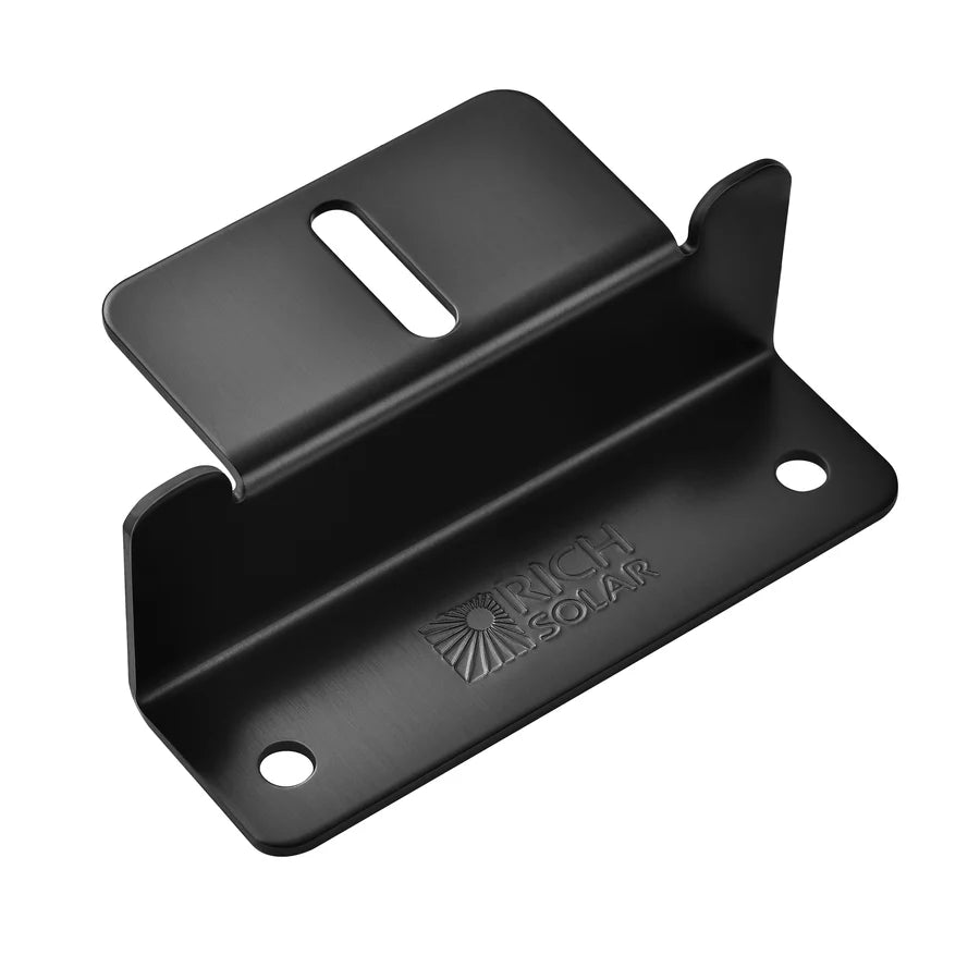 Z-Brackets | Mounting Hardware Z-Brackets with Screws - (Black - 1 1/4 inch)
